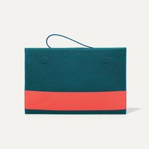 Rothy's Essential Pouch Deep Teal Magnet Wristlet